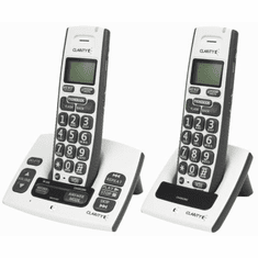 Clarity D613C DECT 6.0 Expandable Amplified Cordless Telephone Combo Pack including the D613 and D613HS