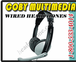 COBY MULTIMEDIA WIRED HEADPHONES
