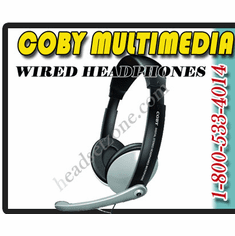COBY MULTIMEDIA WIRED HEADPHONES