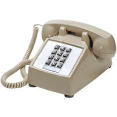 Cortelco 2500-44-V0E-20MC Desk fully modular electronic ringer globally sourced ash