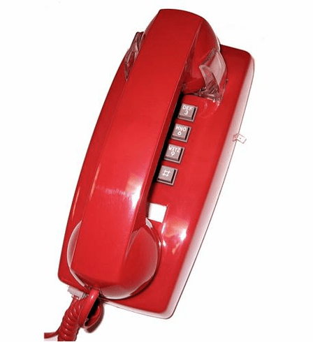 Cortelco 2554-47-VBA-20M Corded Phones Wall Phones Standard