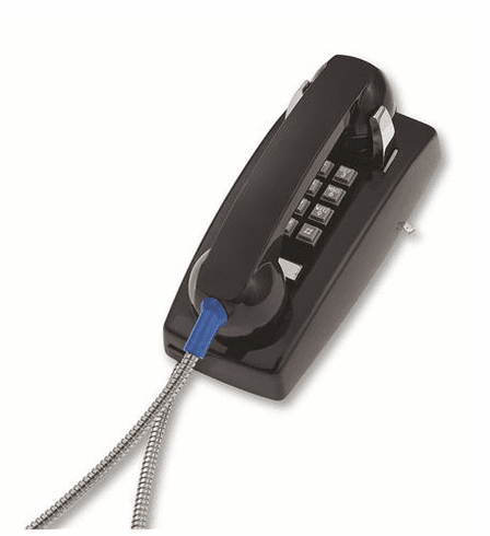 Cortelco 255400AHC20M Wall Phone w/Metal Cradle