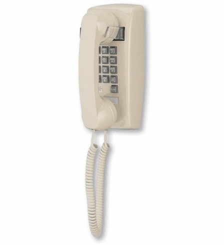 Cortelco 255444-VBA27F Wall w/ Flash/Message- Ash