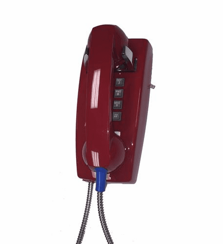 Cortelco 255447AHC20M Wall Phone w/Metal Cradle