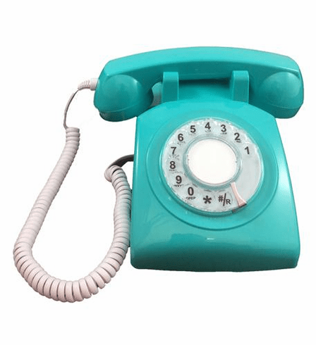 Cortelco 500AQA Cortelco Rotary Phone Aqua