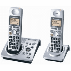 Panasonic KX-TG1032S DECT 6.0 Expandable /w 2 handsets & ITAD