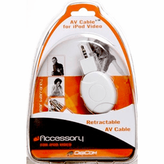 DigiCom Digital IP-186 iPod Video Retractable AV Cable