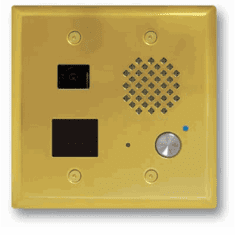 Double Gang Video Entry Phone with Built-In Proximity Card Reader
