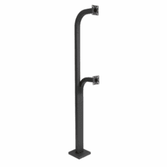 Dual gooseneck pedestal for use with VE-5x5, VE-6x7 and VE-5x10