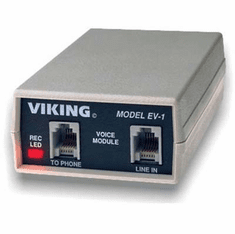 Emergency Voice Module; Plays on Remote Answer or On Touchtone *