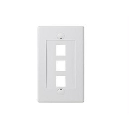 Face Plate, 3 Port