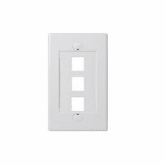 Face Plate, 3 Port