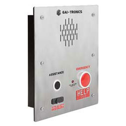 GAI-Tronics Flush-Mount Two-Button Emergency Telephone
