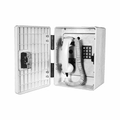 GAI-Tronics Outdoor Phone w/Standard Keypad and Spring Door Return