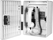 GAI-Tronics Outdoor Phone w/Standard Keypad and Spring Door Return