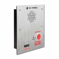 GAI-Tronics Red Alert Single Button Flush-Mount Emergency Telephone