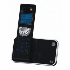 GE 28115FE1 DECT 6.0 Expandable Cordless w/ Caller ID Black