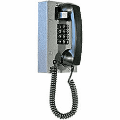 Guardian Telecom Waterproof Teleseal Keypad Curly Cord, Volume Control Handset