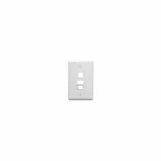IC107 Faceplate w/Angled bottom, 2 Ports (xx=color)