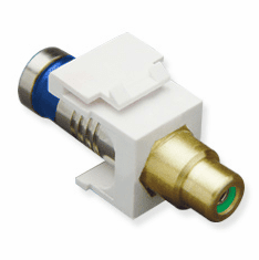 IC107 Module, RCA F-Type, Green Insert
