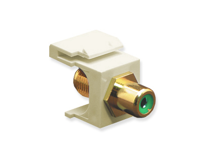 IC107 Module, RCA Female, Green Insert