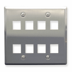 ICC IC107DF8SS Face Plates Flat Panel Faceplates