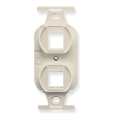ICC IC107DPIAL Face Plates Flat Panel Faceplates