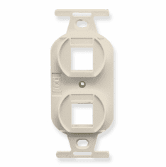 ICC IC107DPIAL Face Plates Flat Panel Faceplates