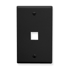 ICC IC107F01BK Face Plates Flat Panel Faceplates