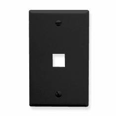 ICC IC107F01BK Face Plates Flat Panel Faceplates