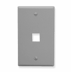 ICC IC107F01GY Face Plates Flat Panel Faceplates