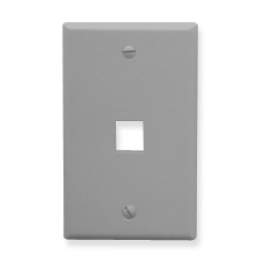 ICC IC107F01GY Face Plates Flat Panel Faceplates