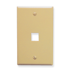 ICC IC107F01IV Face Plates Flat Panel Faceplates