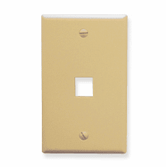ICC IC107F01IV Face Plates Flat Panel Faceplates