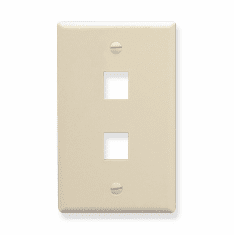 ICC IC107F02AL Face Plates Flat Panel Faceplates