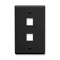 ICC IC107F02BK Face Plates Flat Panel Faceplates