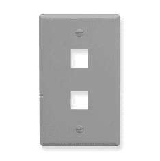 ICC IC107F02GY Face Plates Flat Panel Faceplates