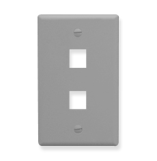 ICC IC107F02GY Face Plates Flat Panel Faceplates
