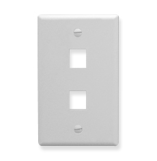 ICC IC107F02WH Face Plates Flat Panel Faceplates