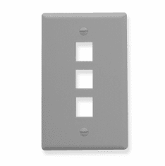 ICC IC107F03GY Face Plates Flat Panel Faceplates