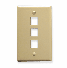 ICC IC107F03IV Face Plates Flat Panel Faceplates