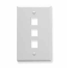 ICC IC107F03WH Face Plates Flat Panel Faceplates