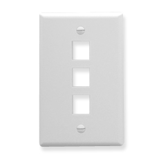 ICC IC107F03WH Face Plates Flat Panel Faceplates
