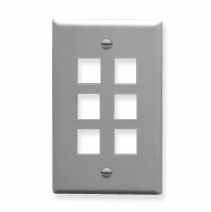 ICC IC107F06GY Face Plates Flat Panel Faceplates