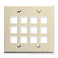 ICC IC107F12AL Face Plates Flat Panel Faceplates