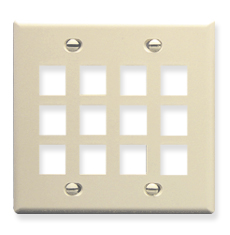 ICC IC107F12AL Face Plates Flat Panel Faceplates