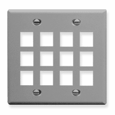 ICC IC107F12GY Face Plates Flat Panel Faceplates