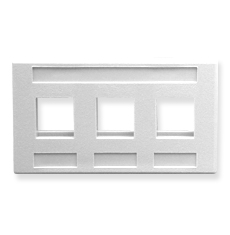 ICC IC107FM3WH Face Plates Furniture Faceplates