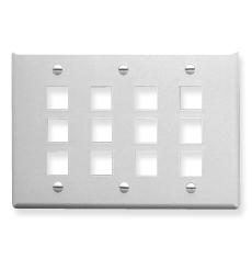 ICC IC107FT0WH Face Plates Flat Panel Faceplates