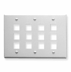 ICC IC107FT0WH Face Plates Flat Panel Faceplates